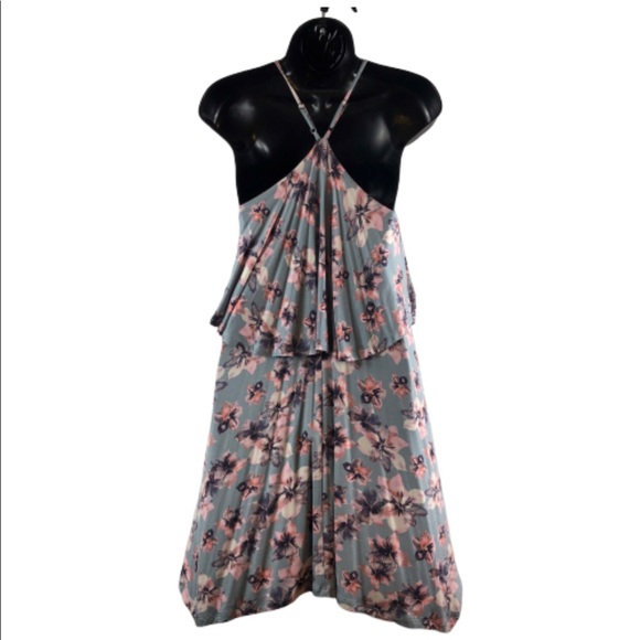 Williams Rast XS floral dress ruffle fit and flare - Picture 2 of 8